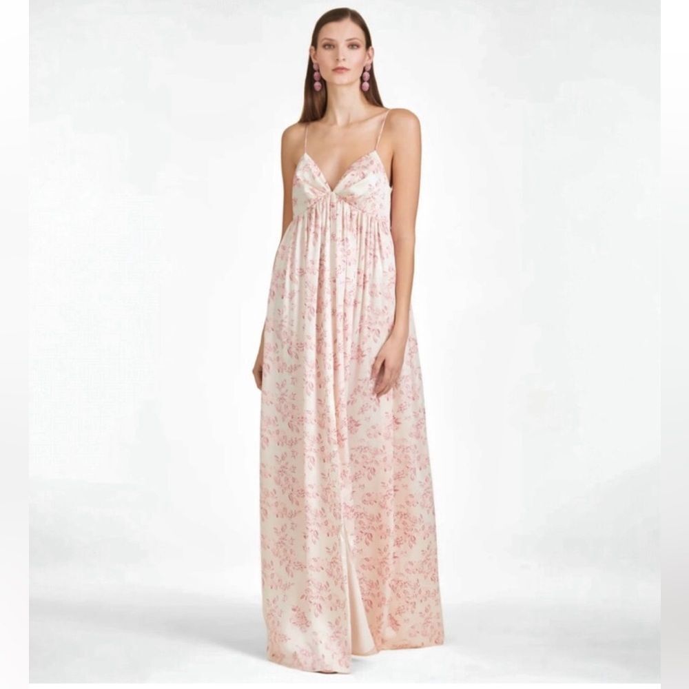 Sachin & Babi Jessica Maxi Dress Size 10 Floral Rose‎ Watercolor